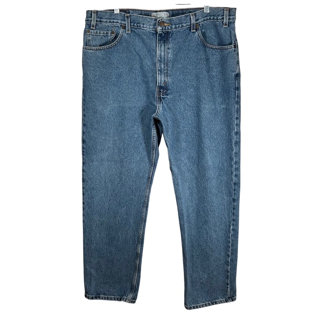 Levi Strauss Signature Mens Regular Fit Medium Wash Denim Jeans Blue‎ 36x31
